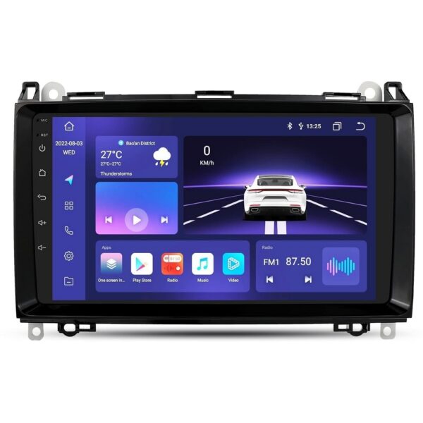 Mercedes specifikus Vito Viano B180 B200 Android fejegység