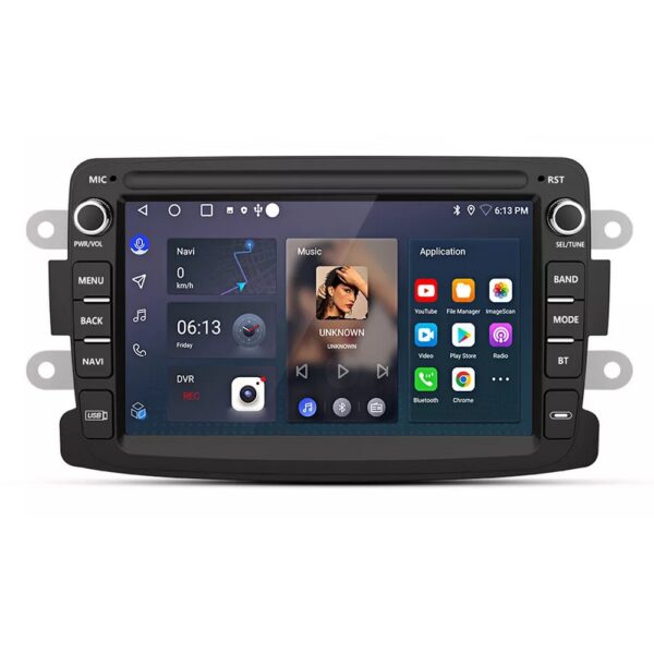 dacia duster sandero logan dokker android multimédia rádió