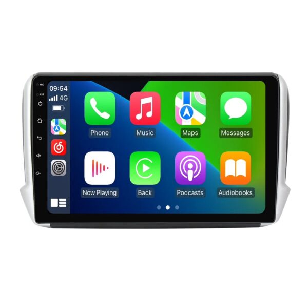 peugeot 208 android auto carplay fejegység