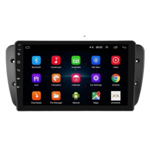 Nagy kijelzős Android multimédia fejegység Seat Ibiza modellekhez, modern okos funkciókkal.