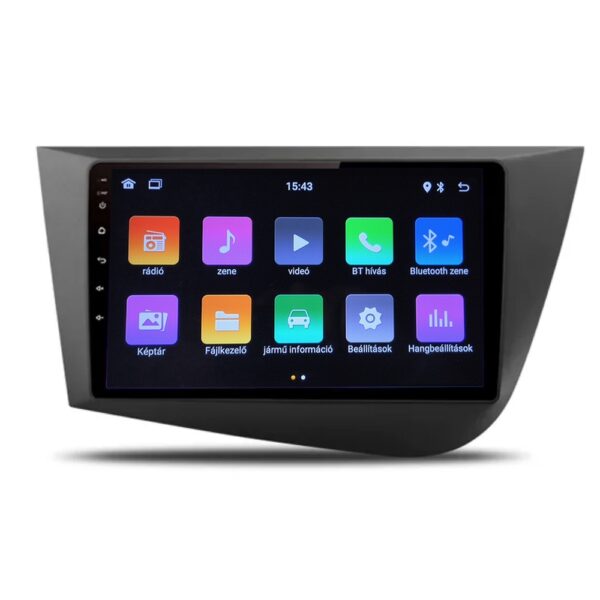 Seat Leon 2005-2012 Android Multimédia fejegység márkaspecifikus