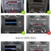 Audi A3 kompatibilis gombos android rádio kijelzővel