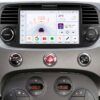 Fiat 500 fekete android kijelző