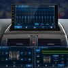 BMW X3 Android multimédia fejegység beépített DSP erősítővel és hangzásbeállításokkal.