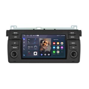 BMW E46 Android multimédiás fejegység, modern felhasználói felülettel, rádióval, zenével és alkalmazás támogatással