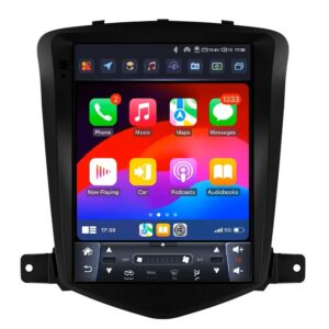Modern 9.7 colos Tesla stílusú Android multimédia kijelző Chevrolet Cruze 2008–2012 modellekhez.