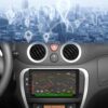 Citroën C2 C3 Android autórádió magyar GPS navigációval