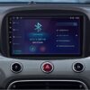 Fiat 500X Android multimédia – Bluetooth kihangosító és zenelejátszás funkciók kezelőfelülete a kijelzőn