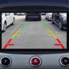 Fiat 500X Android multimédia rendszer – tolatókamera kép parkolást segítő irányvonalakkal beszereléssel