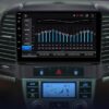 Hyundai Santa Fe Android multimédiás fejegység ekvalizer beállításokkal, modern hangzásvezérlés