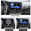 opel karl android multimédia beépítőkerettel