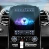 Renault Scenic 9.7 colos Tesla-stílusú Android multimédia autórádió hangvezérléssel és modern érintőképernyős kezelőfelülettel