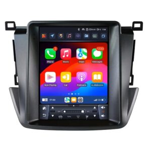 Toyota RAV4 9.7 hüvelykes Android multimédia fejegység Tesla stílusú kijelzővel – modern zene, navigáció, Bluetooth és teljes körű autós integráció.