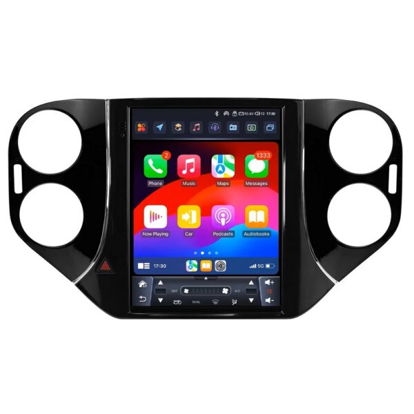 9.7 colos Tesla stílusú Android multimédia fejegység Volkswagen Tiguan 2007–2016 típushoz, prémium kijelzővel és funkciókkal.