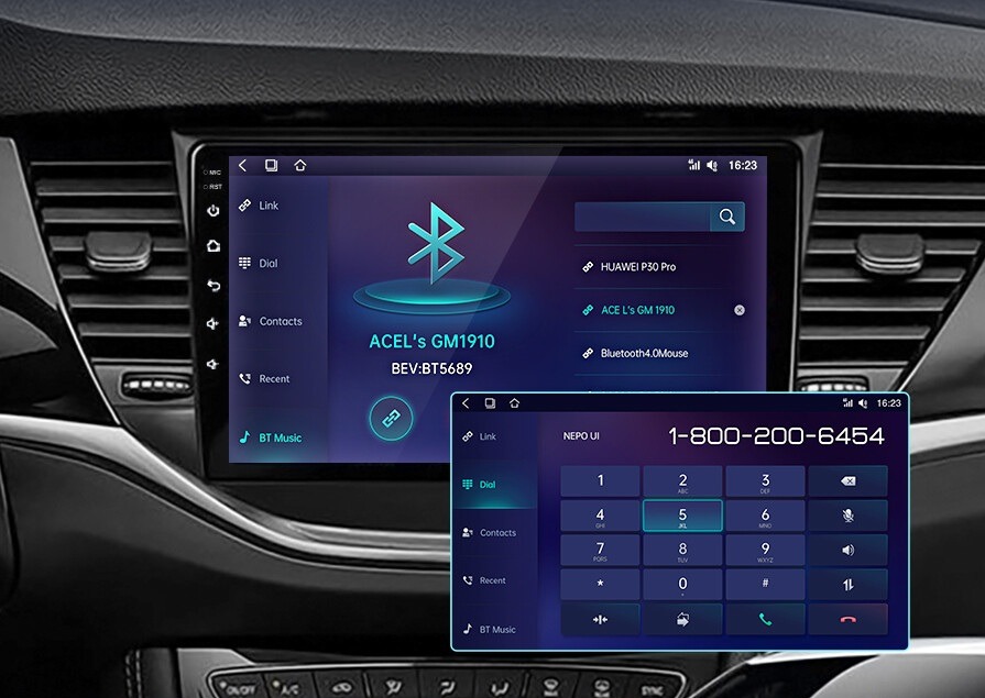 Opel Astra K Android multimédia Bluetooth kihangosítással és telefon menüvel