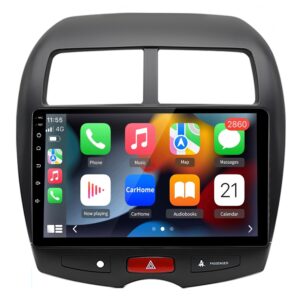 Mitsubishi ASX 2010–2016 Android fejegység 10.1 colos kijelzővel, Apple CarPlay és Android Auto támogatással