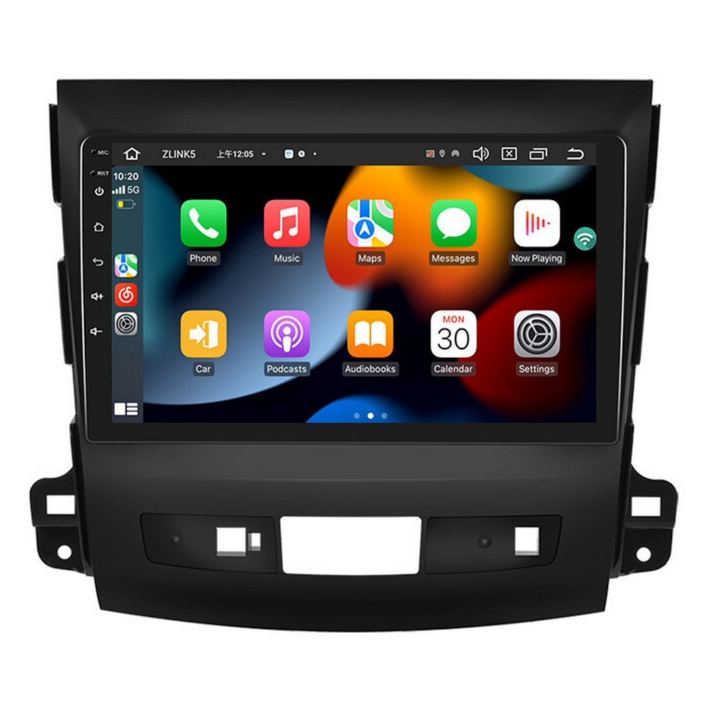 Mitsubishi Outlander 2005–2011 Android fejegység vezeték nélküli android auto apple carplay funkcióval