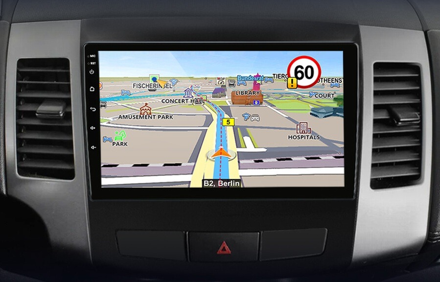 Mitsubishi Outlander 2005–2011 Android multimédia beépített GPS navigációval