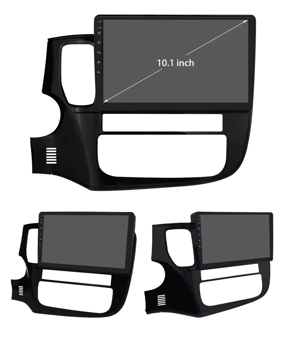Mitsubishi Outlander 2012-2018 10.1 colos Android érintőkijelzővel beépítőkerettel
