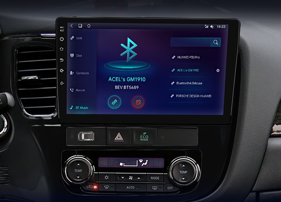 Mitsubishi Outlander 2012-2018 Android autórádió Bluetooth telefonkapcsolattal