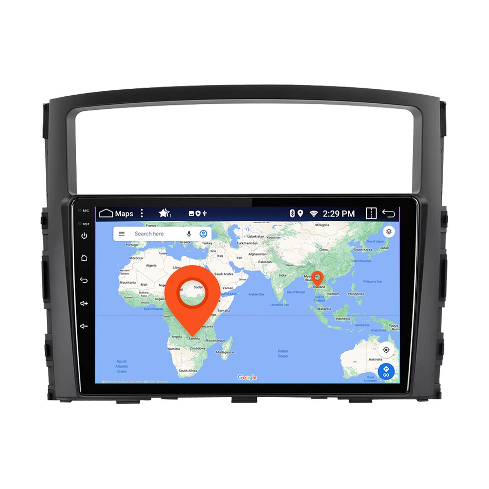 Mitsubishi Pajero 4 V80 V90 Android multimédia navigáció GPS térképpel és érintőkijelzővel 2006–2014