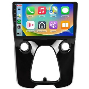 Toyota Aygo 2014-2020 Android fejegység 9 colos érintőkijelzővel és komplett beépítő kerettel