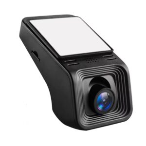 Full HD fedélzeti menet rögzítő kamera elölnézetben, nagy látószögű autós dashcam éjjellátó funkcióval és HD felbontással